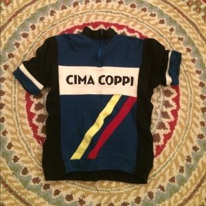 Cima Coppi wool bike top medium